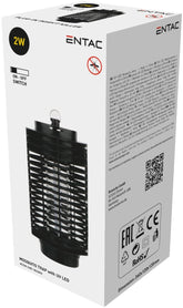 Entac Λάμπα Εξολόθρευσης Εντόμων AC230V 260x120mm